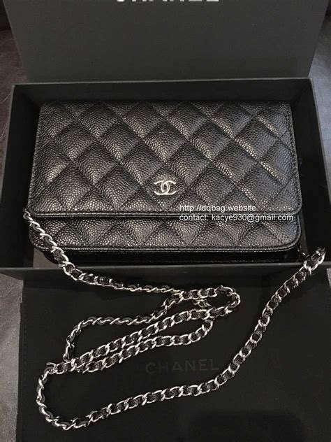 chanel chained wallet